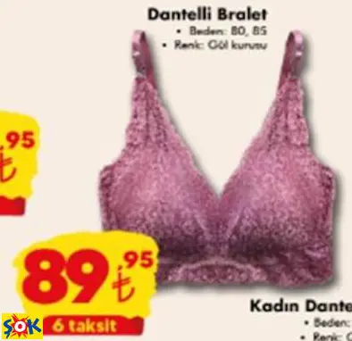 CHANTALE DANTELLİ BRALET CHANTALE DANTELLİ BRALET